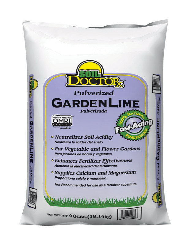 Soil Doctor Organic Pulverized Garden Lime 1000 sq ft 40 lb