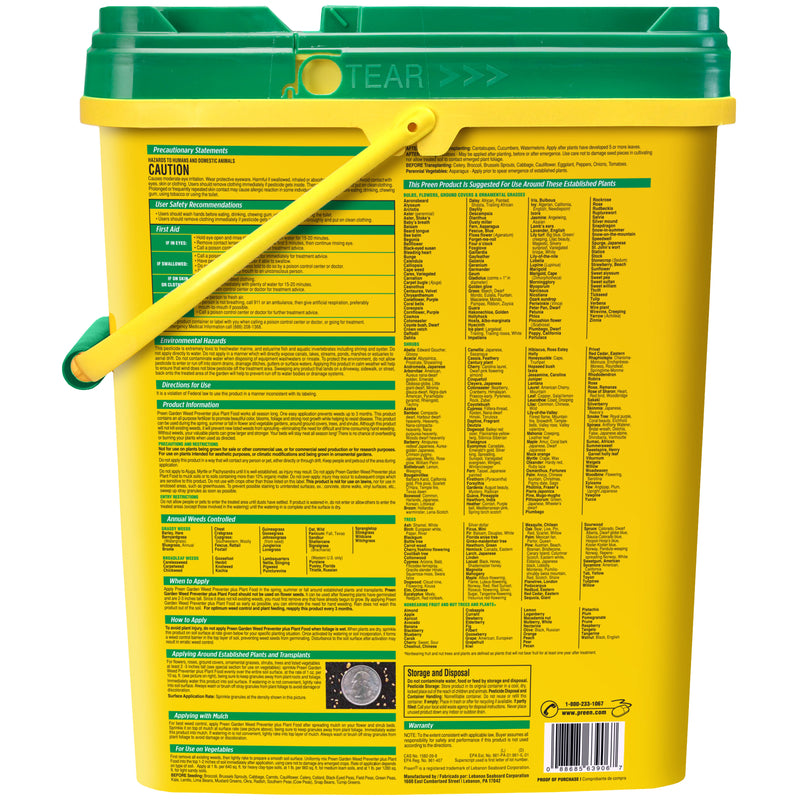 Preen Granules Weed Preventer & Fertilizer 16 lb