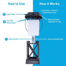 Thermacell Patio Lantern Insect Repellent Lantern Device For Mosquitoes/Other Flying Insects 1.7 oz