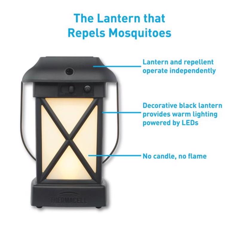 Thermacell Patio Lantern Insect Repellent Lantern Device For Mosquitoes/Other Flying Insects 1.7 oz