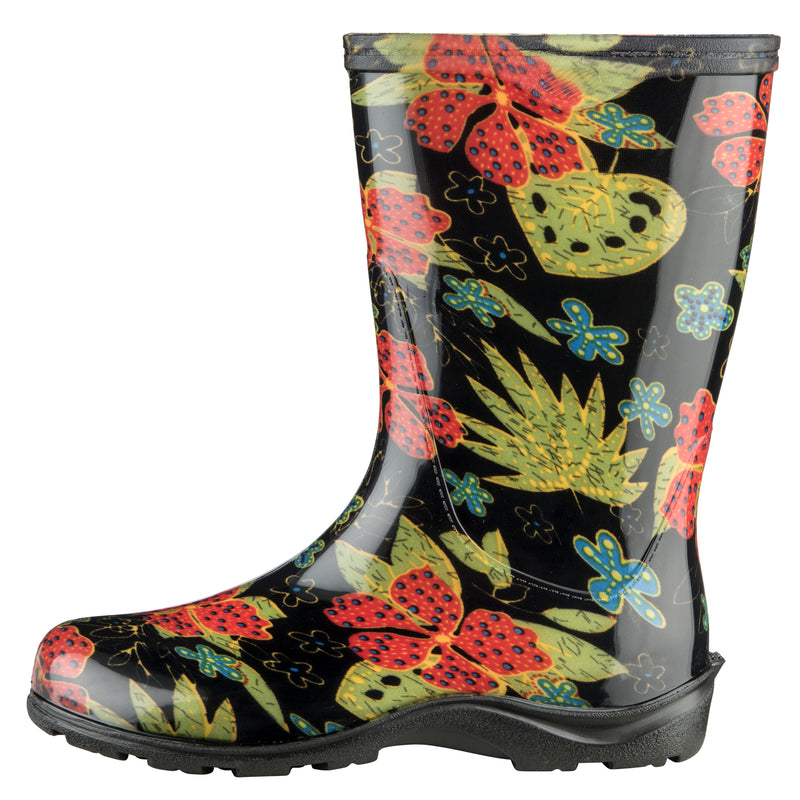 Sloggers Women's Garden/Rain Boots 8 US Midsummer Black