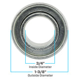 Marathon Easy Fit 500 lb. cap. Wheel Bearings Steel 2 pk