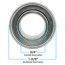 Marathon Easy Fit 500 lb. cap. Wheel Bearings Steel 2 pk