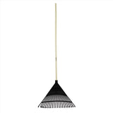 RAKE POLY LEAF 22" WOOD