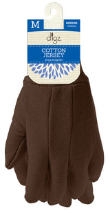 Digz M Jersey Cotton Garden Green Gardening Gloves