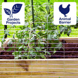 Garden Craft 40 in. H X 50 ft. L Galvanized Steel Welded Wire Fence