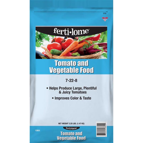 Fertilome (13855) Tomato and Vegetable Food 7-22-8 (3.25 lbs.)