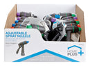 Home Plus 2 Pattern Adjustable Plastic Hose Nozzle