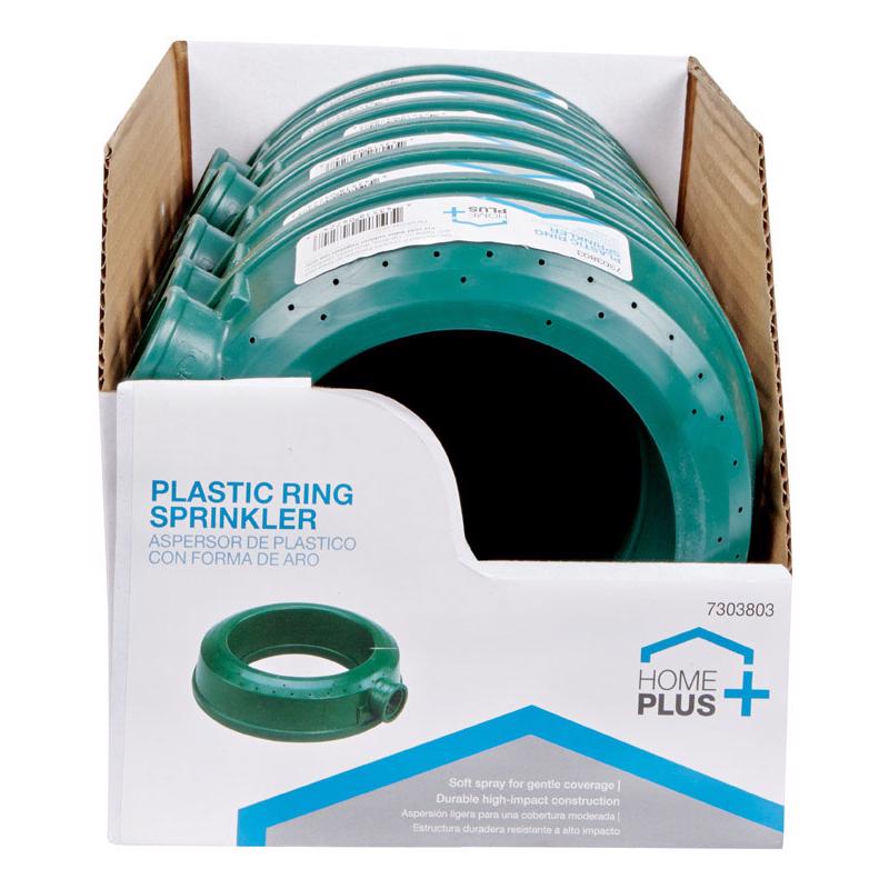 Home Plus Plastic Ring Base Sprinkler 800 sq ft 1 pk
