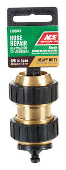 Ace 5/8 in. Brass Threaded Female Hose Mender