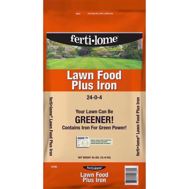 LAWN FOOD PLUS IRON 40LB