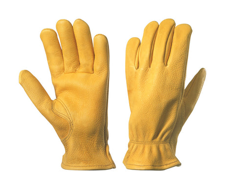 GLV LTHR DRVR DEERSKIN L