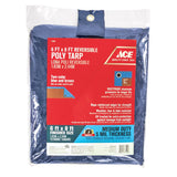 TARP POLY BLUE/BRN 6X8