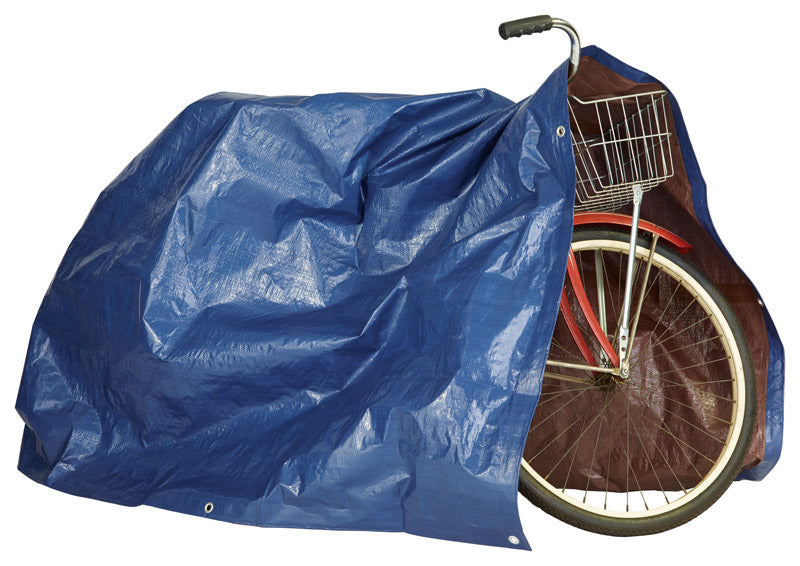 Ace 10 ft. W X 12 ft. L Medium Duty Polyethylene Tarp Blue/Brown