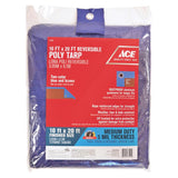 TARP POLY BLUE/BRN 10X20