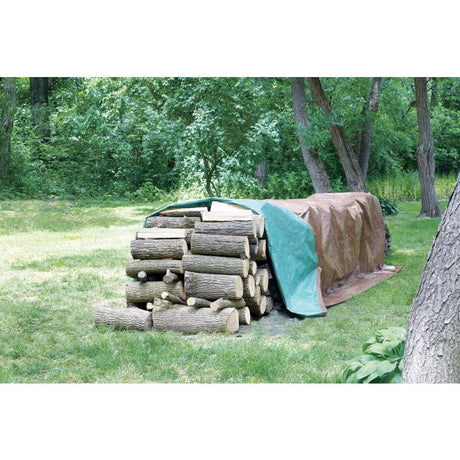 Ace 16 ft. W X 20 ft. L Medium Duty Polyethylene Tarp Blue/Brown