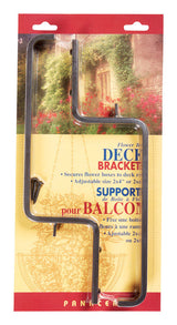 Panacea Black Aluminum 3-3/16 in. H Adjustable Plant Bracket 1 pk