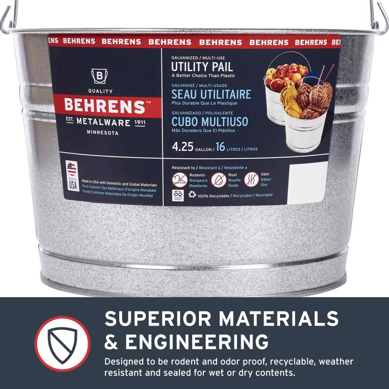 Behrens 4.2 gal Steel Tub Round