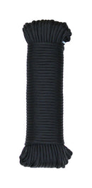 SecureLine 5/32 in. D X 100 ft. L Black Braided Nylon Paracord