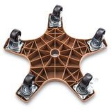 Down Under Decksaver 3 in. H X 16 in. W X 16 in. D Plastic Plant Caddy Terracotta