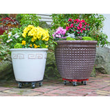 Down Under Decksaver 3 in. H X 16 in. W X 16 in. D Plastic Plant Caddy Terracotta