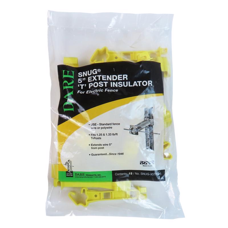 Dare Sung T-Post Insulator Extended Length Yellow