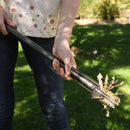 Yard Butler Rocket Weeder 37 in. Steel Roto Digger Steel Handle