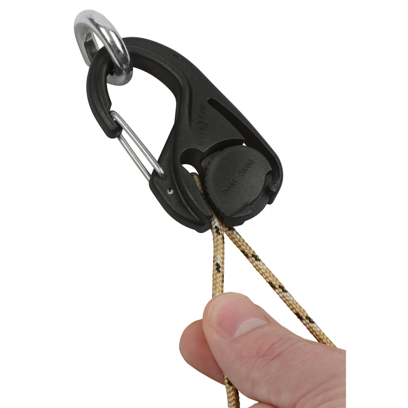 Nite Ize CamJam 5/32 in. D X 2 in. L Black Twisted Plastic Tie-Down Rope