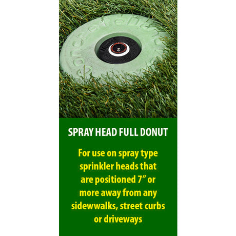 ConcreteDonuts.com 7.25 in. D X 9 in. L Spray Guard