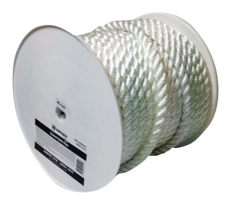 Wellington 5/8 in. D X 140 ft. L White Twisted Nylon Rope