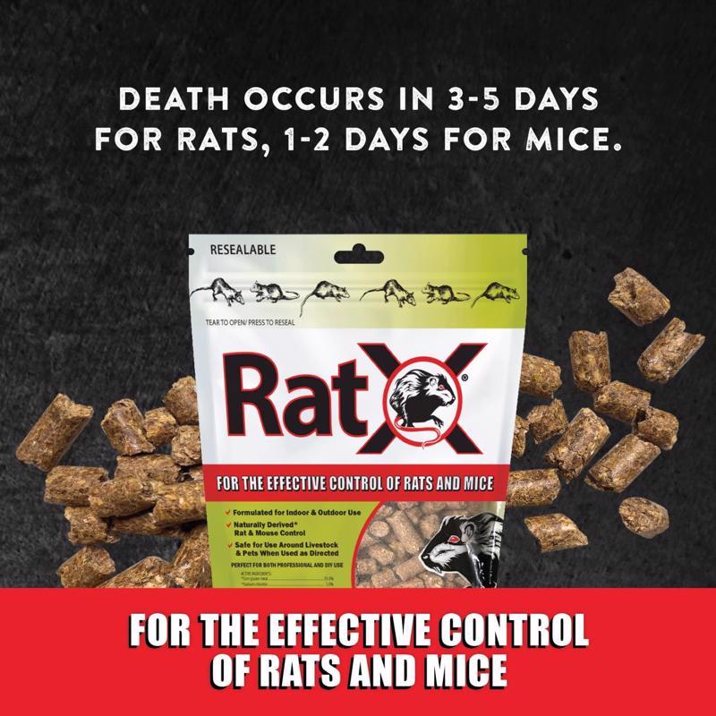 RatX Non-Toxic Bait Pellets For Mice and Rats 3 lb 1 pk
