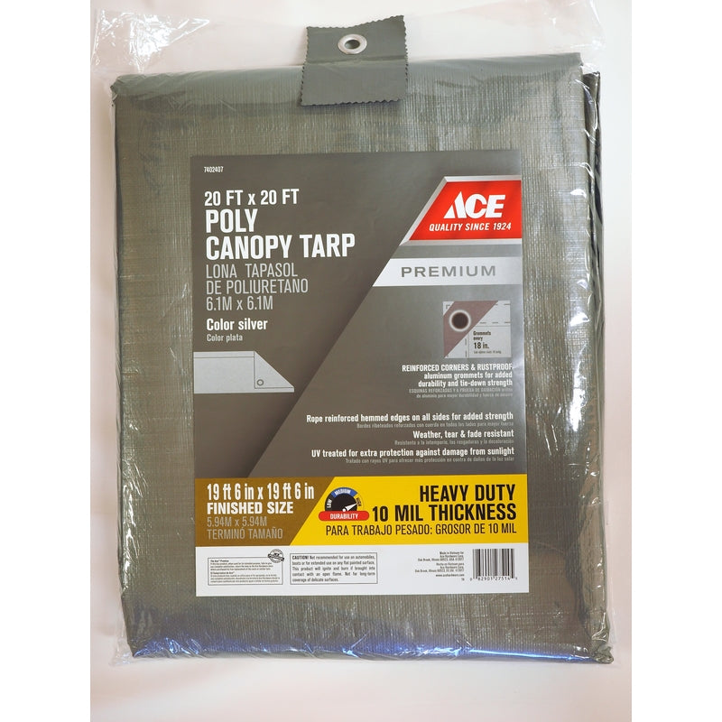 CNPY TARP HD 20'X20' SLV