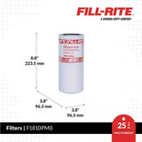 Fill-Rite Nickel Plated Particulate Spin-On Filter 18 gpm