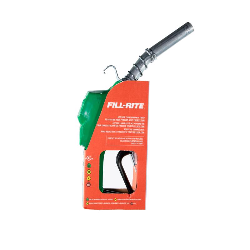Fill-Rite Aluminum Fuel Nozzle With Hook