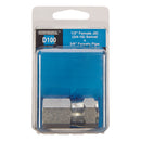 Apache Steel 1/2 in. D X 3/8 in. D Hydraulic Adapter 1 pk