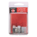 Apache Steel 1/2 in. D X 3/8 in. D Hydraulic Adapter 1 pk