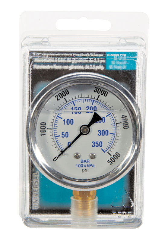 Universal Pressure Gauge 5000 psi