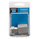 Apache Steel 1/2 in. D X 1/2 in. D Hydraulic Adapter 1 pk