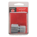 Apache Steel 1/2 in. D X 1/2 in. D Hydraulic Adapter 1 pk