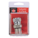 Apache Steel 1/2 in. D X 1/2 in. D Hydraulic Adapter 1 pk