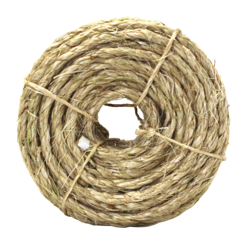 Ace 1/4 in. D X 50 ft. L Natural Twisted Sisal Rope