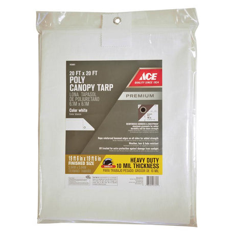 CNPY TARP HD 20'X20' WHT