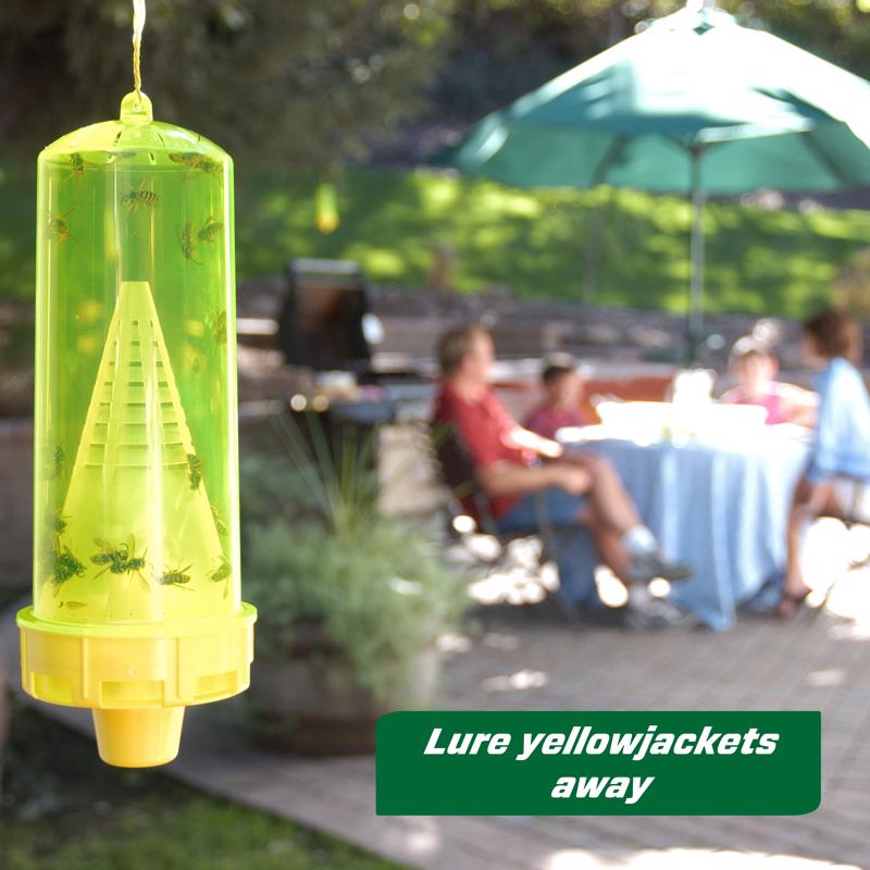 RESCUE! Reusable Yellowjacket Trap – Includes Attractant - 4 Traps