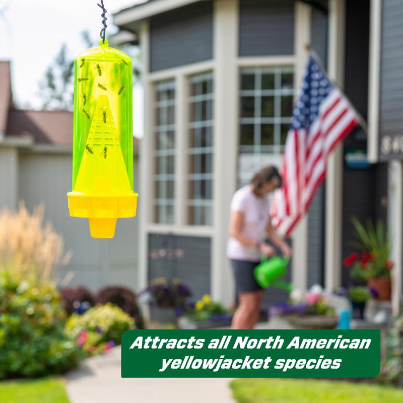 RESCUE! Reusable Yellowjacket Trap – Includes Attractant - 4 Traps