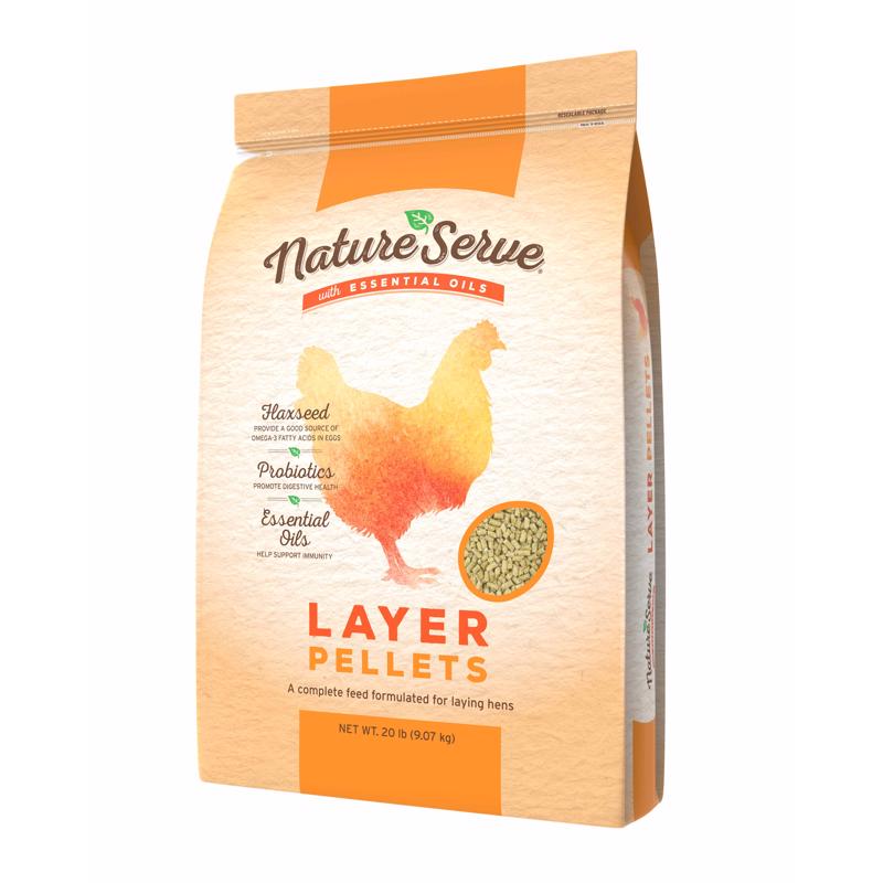 NatureServe Layer Feed Pellets For Poultry 20 lb
