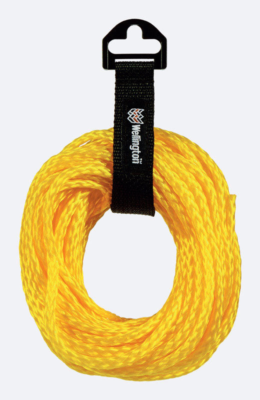 Wellington 1/4 in. D X 50 ft. L Yellow Braided Poly Rope