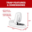 Tomcat Press 'N Set Small Snap Trap For Mice 2 pk