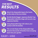 Bonide Beetle Bagger Beetle Trap Bag 6 pk