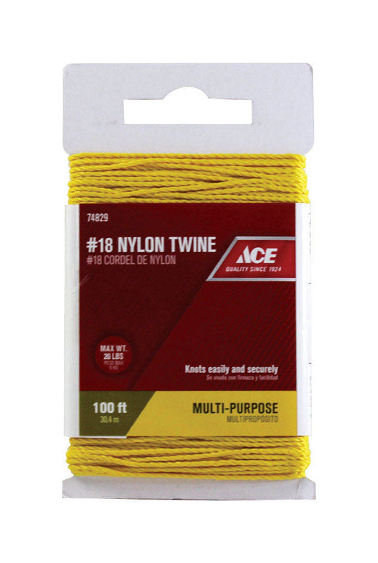 TWINE GOLD NYLON 100'