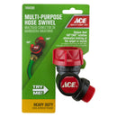 Ace 5/8 in. Plastic Threaded Male/Female Swivel Hose Connector